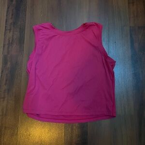 CVG Hot Pink Athletic Crop Top